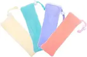 PAMINGONO Multi-Layered Soap Holder 4pcs Soap Pouches for Face Body Design Bathing Soap Easy to Use and Clean Wall Hanging