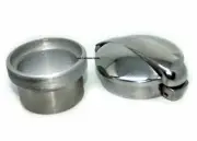 Alloy Monza Fuel Tank Cap 2.5'' With Adapter/Filler Neck Fit For Harley Benelli