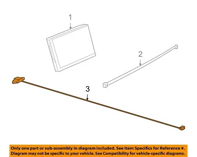 CHRYSLER OEM 03-17 Caliber Navigation System Components-Gps Antenna 5064187AA (for: Chrysler)