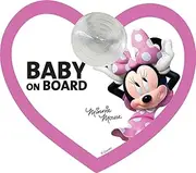 Disney Minnie Car Signal Baby On Board Minnie Mouse Suction Cup Attachment - 500g