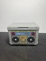 Target Bullseye Playground Boom Box Drink Bucket Mini Cooler 80’s Retro Storage