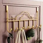 Behind The Door Hooks Household Storage Wall Hanger Hooks No Punch Coat Rack _da