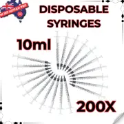 Disposable Syringes 1ml Slip Tip Hydroponics Nutrient Measuring Plastic 10-200x