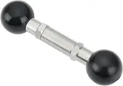 1PC Composite Extension Ball Adapter 1-Inch Ball to 1-Inch Ball Compatible with Ram Brackets and Other 1-Inch Ball Double Socket Arms Ball Extension Connector