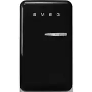 Smeg 135 Litre 50's Retro Style L/H Bar Fridge - Black