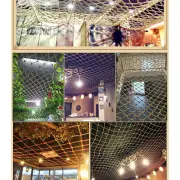 Customized Safety Scramble Net Wall Barrier Fence Mesh Hammock 6mm 8cm 1㎡