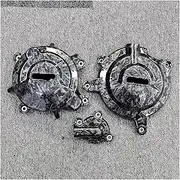 Engine Timing Part Covers for Kawasaki Ninja 400 2018-2023 Z400 2019-2023 Motorcycle Engine Anti-Fall Cover Protective Cover Engine Guards Starter Cover(Forging Lines)