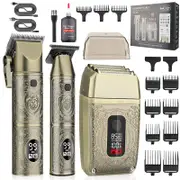 8500 RPM Professional Hair Clipper Electric Shaver Hair Trimmer Kit for Men Rechargeable Cordless Haircut Machine