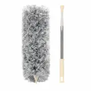 Microfiber Extendable Long Duster Stainless Steel extension Pole 30" to 100"
