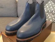 BRAND NEW MENS 'RM WILLIAMS' URBAN TURNOUT SOFT NAPPA LEATHER BOOTS SZ 8 - $595