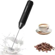 Kitchen Handheld Milk Frother Black Electric Milk Frother Handheld Cappuccino