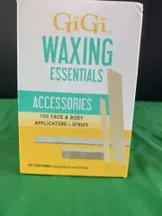 GIGI Waxing Essentials Applicators & Strips for Face & Body