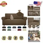 High Stretch Polyester Sofa Slipcover - Scratch Resistant & Machine Washable