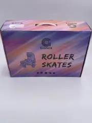 Gonex Roller Skates with Light up Wheels and Adjustable Size Large 4Y-7Y Girls