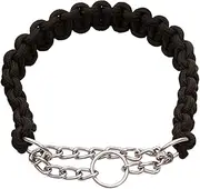 Ennc Pet Collar Heavy Duty Dog Martingale Braided Choke Collar Hand-woven Nylon Collar for Small,Medium and Large Dogs