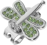 MUELODSIC Golf Hat Clip with Portable Ball Marker Durable Glitter Adornment for Identification The Course Golfing Present for Friends and Family