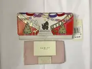 NWT RADLEY London Picture Party Pals Large Flapover Wallet Multicolor MSRP $148