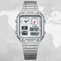 在飛比找momo購物網優惠-【CITIZEN 星辰】Chronograph復刻版 計時碼