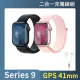 二合一充電線組【Apple】Apple Watch S9 GPS 41mm(鋁金屬錶殼搭配運動型錶環)