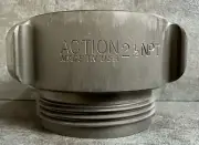 Aluminum Fire Hose Thread Adapter, 3" M.NST(NH) x 2.5" F.NPT Rocker Lug