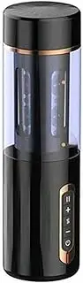 Happy Sex Toy Male Smart Masturbation Cup, Tongue Simulation Sucking Machine Powerful Vibration Telescopic Function Hands-Free Masturbation Massager