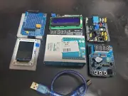 Arduino R3 16u2 MEGA328P Plus 4 Plug in Shields Cables Brand New