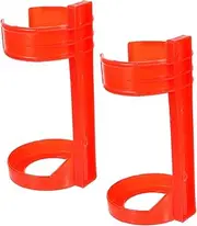 iplusmile 2pcs Fire Extinguisher Mounting Holder Heavy Duty Bracket for Secure Wall Hanging Vehicles Homes and Offices Reliable Fire Extinguisher Support for Emergency Preparedness