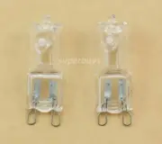 2x 28W G9 Warm White Clear Halogen Bi-Pin Light Globe Bulb Oven Halopin 220-240V