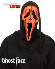 Ghost Face Pumpkin Adult Mask