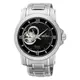 Seiko精工 Premier 4R39-00P0D(SSA321J1) 藝術羅馬鏤空機械腕錶/黑面 41.5mm SK037