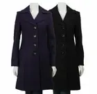 MICHAEL Michael Kors Women's Wool Walker Coat Navy Blue Peacoat BNWT