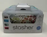 STASHER Bundle. Silicone. 100% Plastic Free Reusable Containers/Bags. Set Of 12