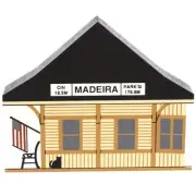Cats Meow Maderia Train Station Wood Maderia Ohio Cstm4368