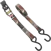 CRILSTYLEO Heavy Duty Cargo Straps Ratchet Tie Down Straps for Secure Lashing of Trucks Motorcycles and Equipment Durable for Reliable Fastening