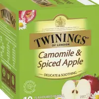 在飛比找蝦皮購物優惠-英國康寧Twinings 洋甘菊和五香蘋果茶包/檸檬薑茶/純