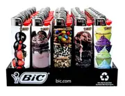 50x BIC Maxi Indulge Lighters Various Colour Box J26