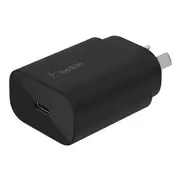 Belkin BoostCharge USB-C PD 3.0 PPS Wall Charger 25W - Black (WCA004AUBK),Dynamic Power,Compact,PPS Technology,USB-C PD 3.0 Certified,2 Years Warranty WCA004AUBK