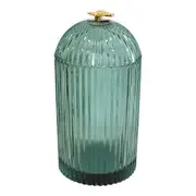 Bee 23cm Glass Trinket Home/Bedroom Decorative Jewellery Storage Large Jungle