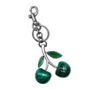 Cherry Charm Keychain Handmade Sparkling Fruit Keychain Versatile Bag Decoration