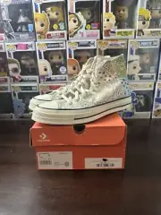 Size 8- Converse Chuck Taylor All Star 70 Hi Offspring Paisley Beige