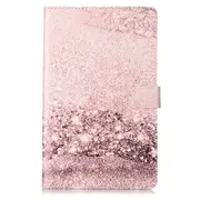 Colored Drawing Pattern Horizontal Flip PU Leather Case with Holder & Card Slots & Wallet For Galaxy Tab A 10.1 (2019) / T510(Rose Gold Marble )