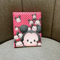 在飛比找蝦皮購物優惠-Disney迪士尼TSUM TSUM米奇米妮皮革三折鏡