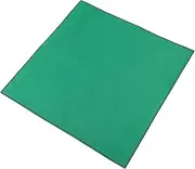 COMPUKAS Mahjong Table Mat for Card Games and Poker Noise-Reduction Square Table Cover Green Mat for Board Games and Dominoes