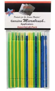 Alpha MicroBrush Assorted: Regular, Fine, Superfine, Ultrabrush (40/pk)