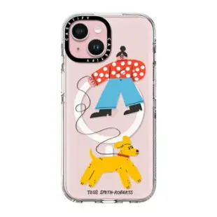 iPhone 15 透明手機殼 Dog Walk iPhone Case by Tess Smith-Roberts