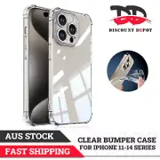 Clear Shockproof Bumper Back Case Cover For iPhone 13 12 11 Pro MAX