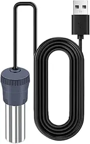Aquarium Heater - Submersible Small Fish Tank Heat Rod, Adjustable Heating Element | Compact Turtle Aquarium Heater Betta Frogs And Newts Submersible Heater For Aquariums Water Heating Supplies