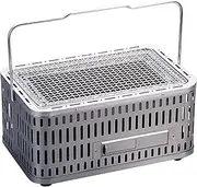 Green Life SC-392 Barbecue, Made in Japan, Barbecue, Keeps The Main Unit from Getting hot, Adjustable Net Height, Square Tabletop