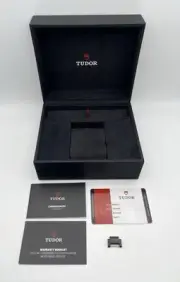 TUDOR Watch Storage Presentatio Box 51433.04 W/ Bracelet Link & Booklet Genève