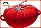 Staub Enamel cast iron Cookware Tomato Oval 25cm 2.9L Cherry Red Cocotte Roaster